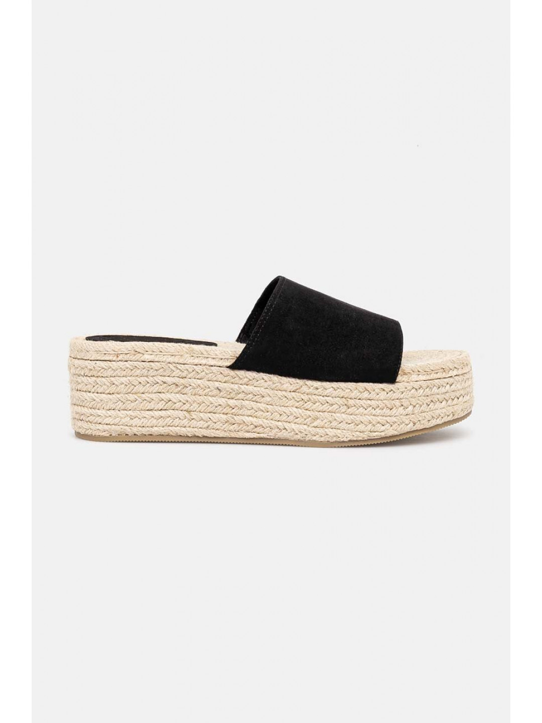 Pantofle Answear LAB dámské černá barva na platformě